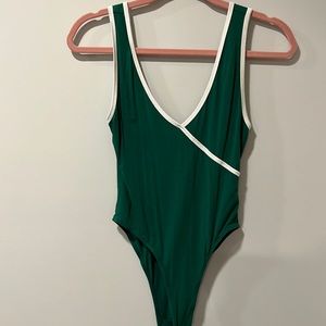 Forever 21 Green Bodysuit